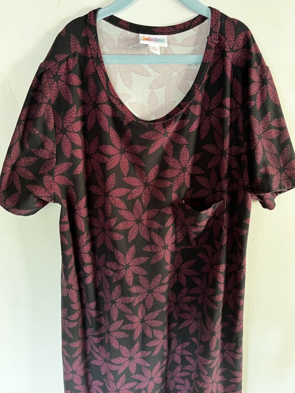 Butter soft lularoe dress size small asymmetrical casual home summer dress